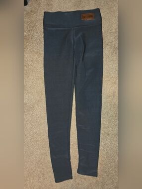 NEW Womens Fashion Gray Fleece Lined Leggings Small